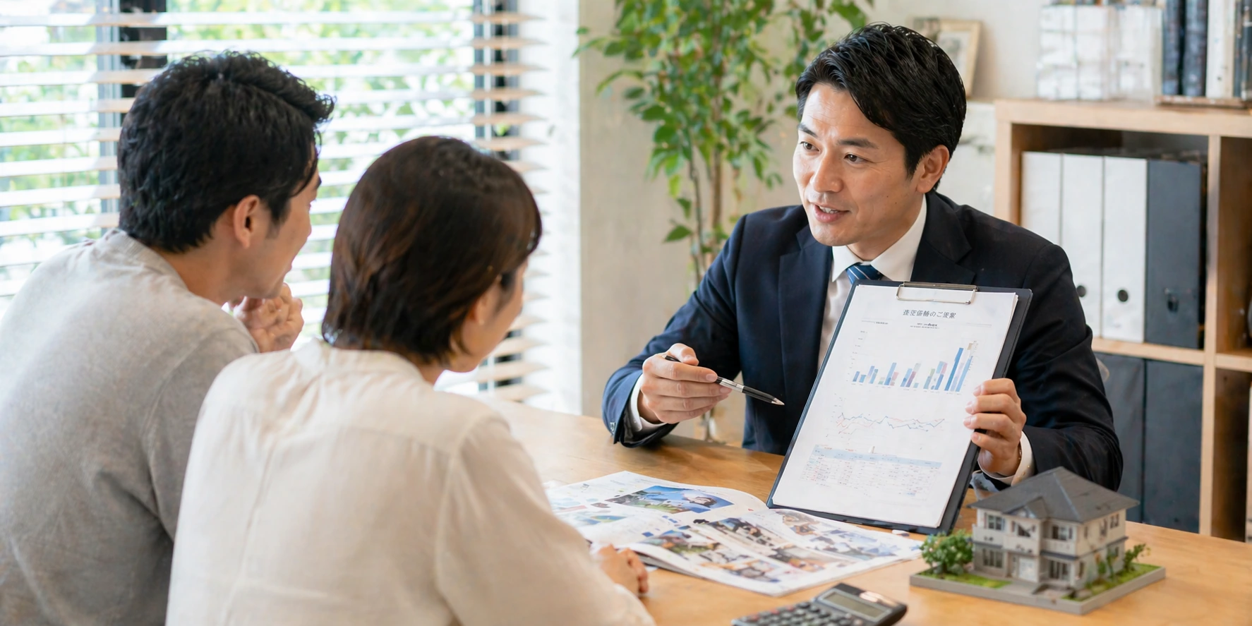 不動産売買の相談風景
